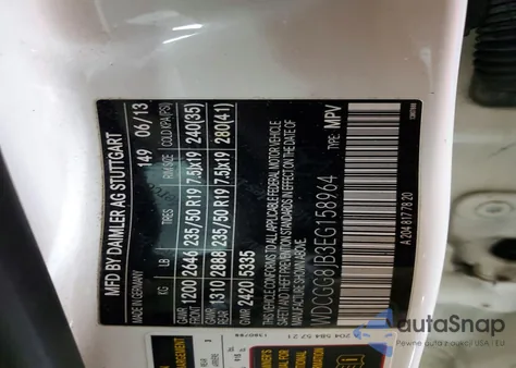 2014 Mercedes-Benz Glk 350 4Matic z USA, uszkodzony, nr VIN WDCGG8JB3EG158964